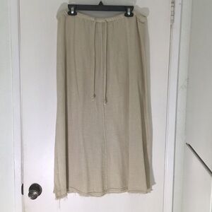 Zara Cream Maxi Skirt